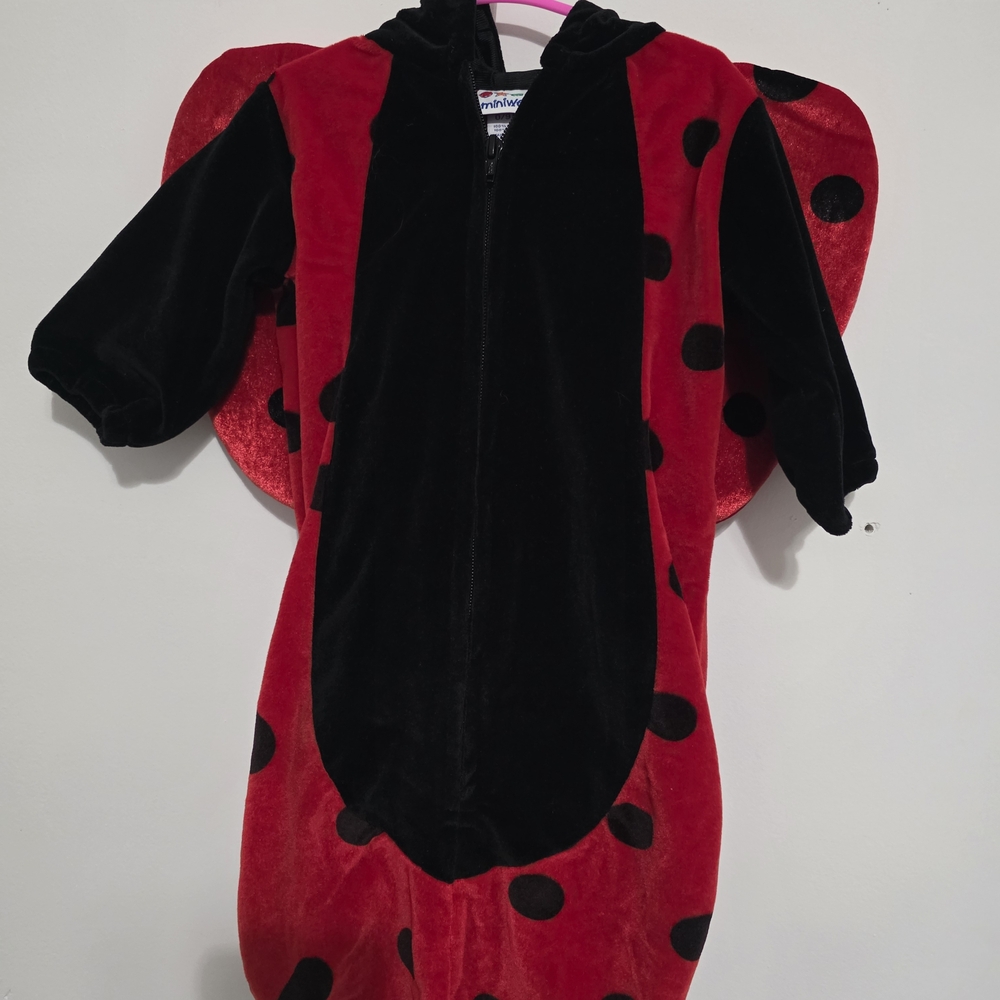 Miniwear Red and Black Ladybug Costume